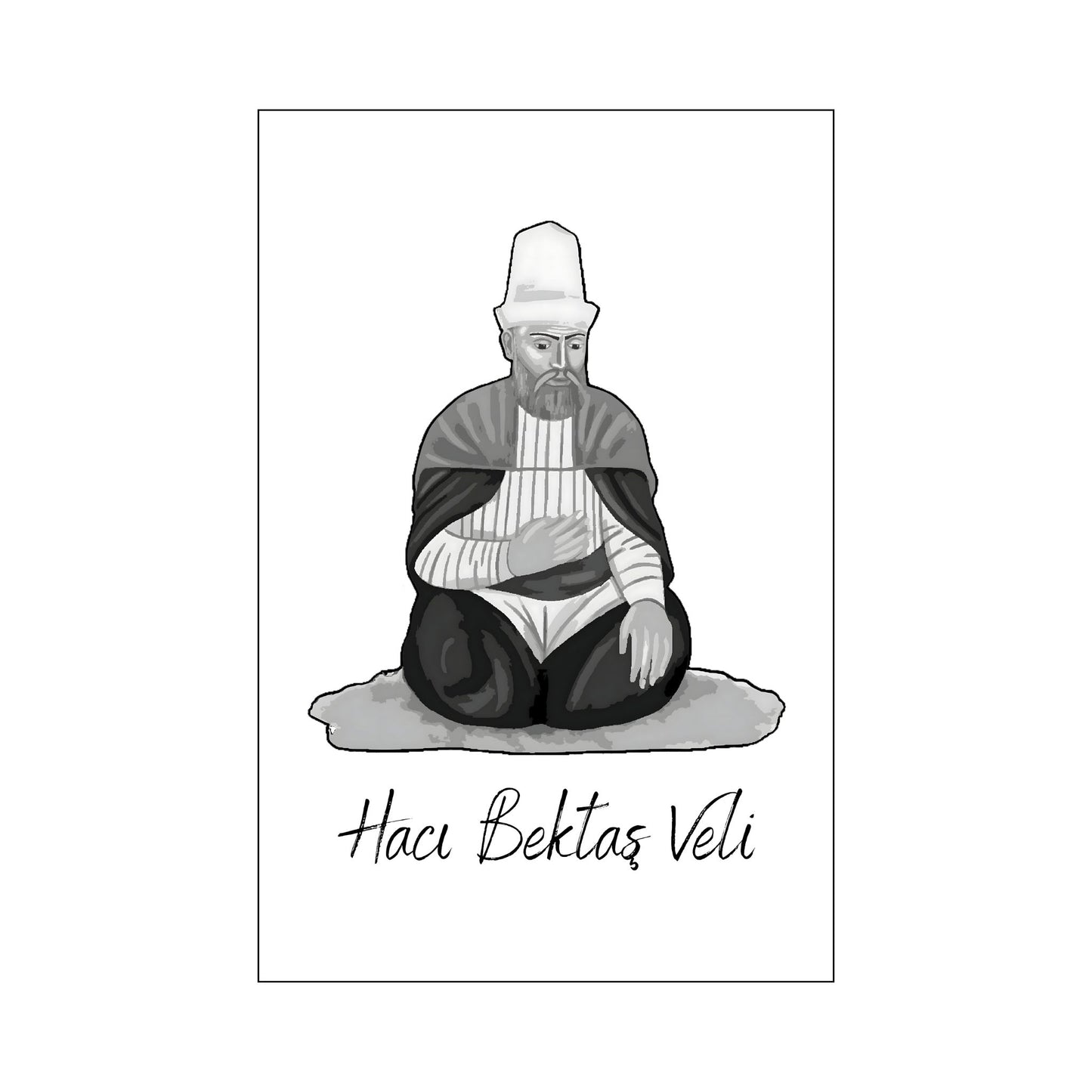 Hacı Bektaş Veli - PosterSchild