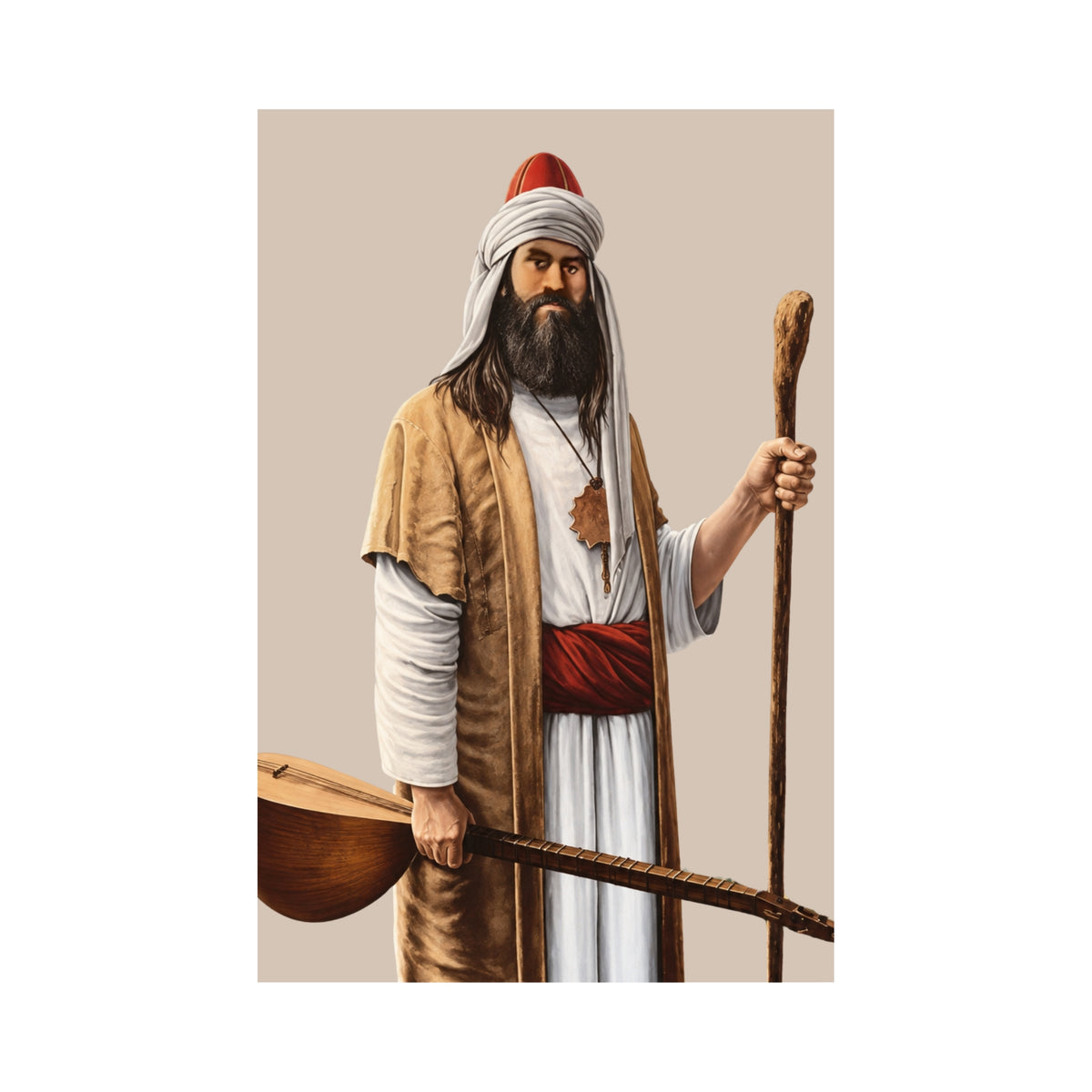 Pir Sultan Abdal - Wandschild 1
