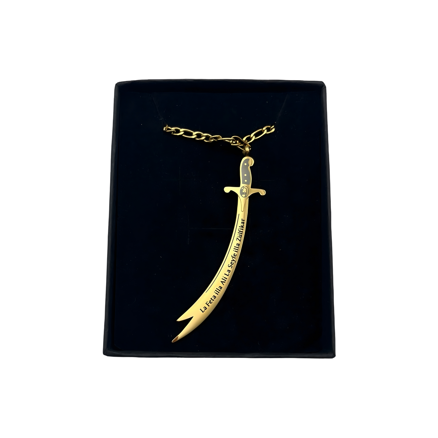 Zülfikar Kette Hz. Ali (Gold & Silber)